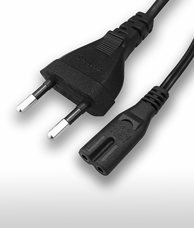 Holland 2-PIN Plug TO C7 AC Power Cord Set 2.5A 250V_Products