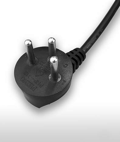 以色列 彎式 AC插頭 3PIN 接地, 16A 125V