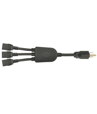 美國 3PIN插頭 TO C19 AC電源線組(分線器) 15~20A 125V