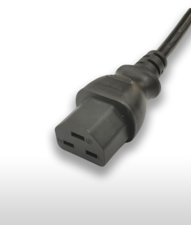 USA UL60320 C21 3-Pole Straight AC Connector, 13A/15A/18A/20A,125V/250V