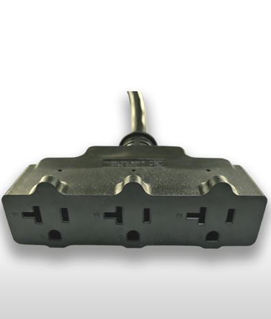 USA NEMA 5-20R 3-Pole Straight AC Connector,20A 125V