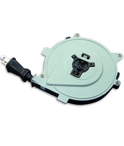 Japan Cable Rewinder, 2-Pin, Non-Grounded, 12A 125V