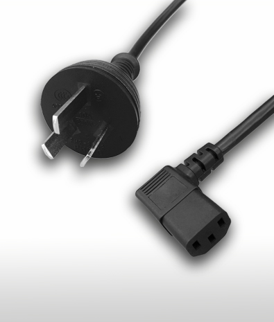 中國 3PIN插頭 TO C13左彎AC電源線組Cord Set 10A 250V