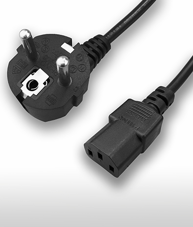 韓國 3PIN彎頭 TO C13 AC電源線組Cord Set 10A 250V