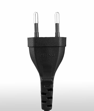 德國 2PIN插頭 TO C7 右彎 AC電源線組Cord set 2.5A 250V