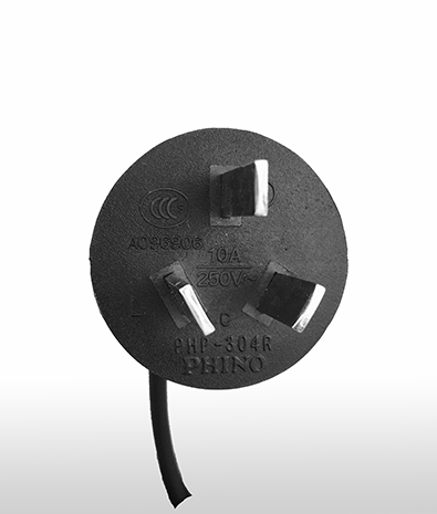 中國 直式 AC插頭3PIN 接地, 10A250V