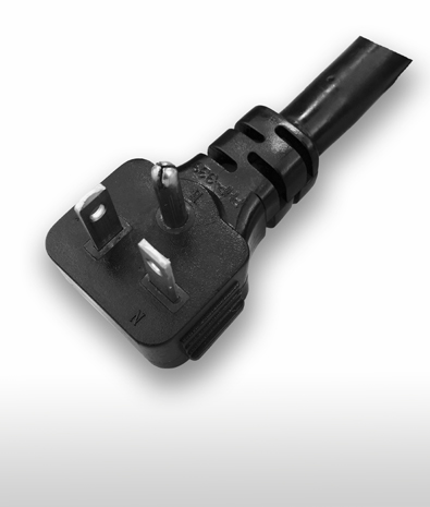 美國 NEMA6-20P 彎式 AC插頭3PIN 接地, 20A 250V