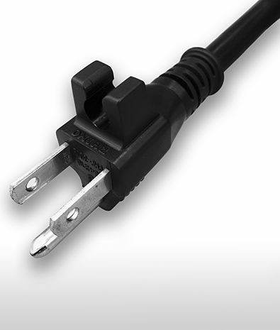 美國 NEMA 5-15P 直式 AC插頭3PIN 接地, 15A 125V