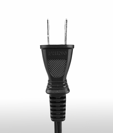 臺灣 直式 AC插頭2PIN 不接地, 15A 125V