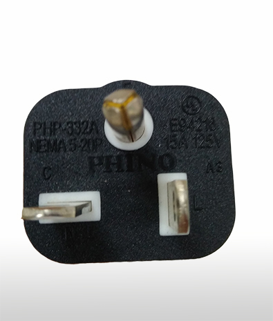 美國 NEMA 5-20P 直式 AC插頭3PIN 接地,15A/20A 125V