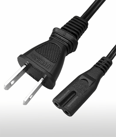 日本ACコードセット 2ピン-C7 7A 125V