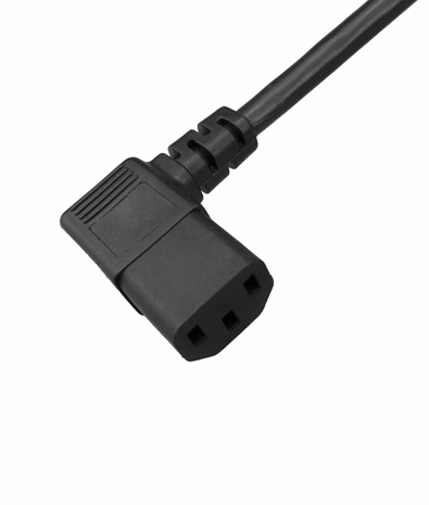 加拿大 CSA C22.2 AC電源線連接器, 3芯 右彎式 10A 125V