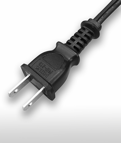 日本 直式 AC插頭 2PIN 不接地, 15A 125V