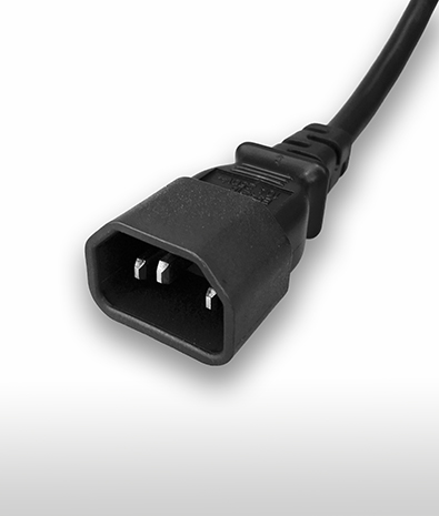 中國 GB17465 C14 AC電源線連接器, 3芯直式 10A 250V