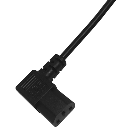 中國 GB17465 C13 AC電源線連接器, 3芯左彎式 10A 250V