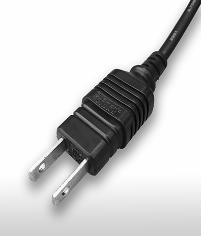 日本 直式 AC插頭 2PIN 不接地, 15A 125V