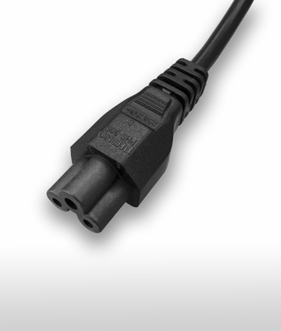 中國 GB17465 C5 AC電源線連接器, 3芯直式 2.5A 250V